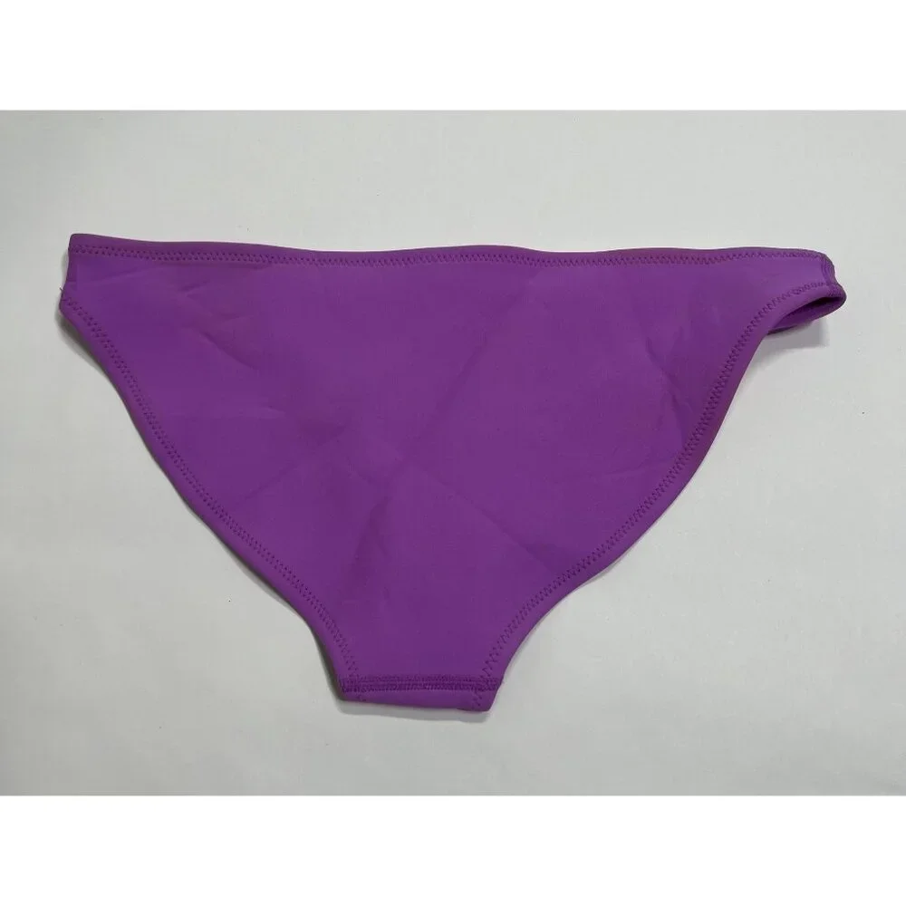 Triangl Swimwear Neoprene Bikini Bottoms in Purple